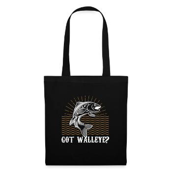 Got Walleye? Walleye Fishing - Stoffbeutel - Schwarz - Vorne