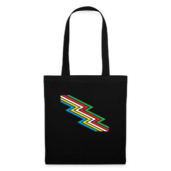 Behinderung Pride Month Awareness Disability Flagg - Stoffbeutel - Schwarz - Vorne