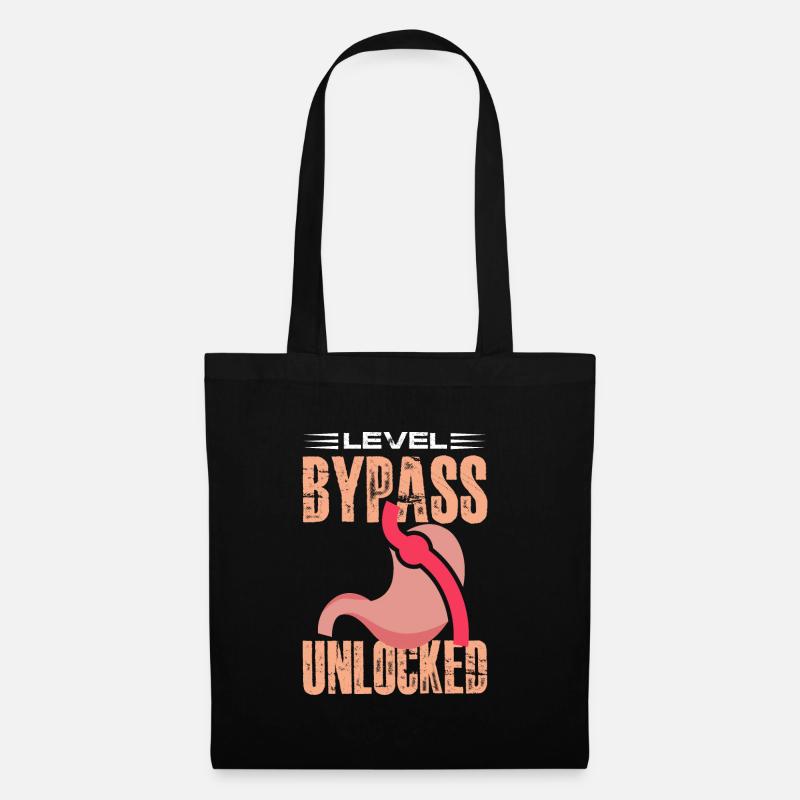 Level bypass unlocked gastric bypass - Stoffbeutel - Schwarz