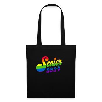 Class of 2024 Senior 2024 Rainbow Graduation 202 - Tote Bag - black - Front