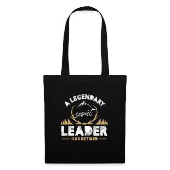 a legendary scout leader has retired Design - Tote Bag - black - Front