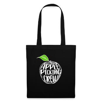 Apple Picking Crew Apple Orchard Gift Picking Crew - Stoffbeutel - Schwarz - Vorne