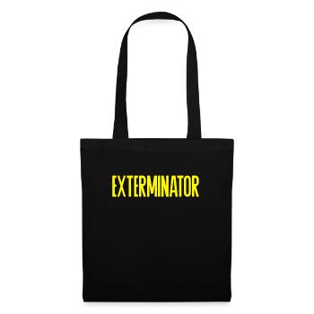 Exterminator Halloween Kostümschädchenkontrolle - Stoffbeutel - Schwarz - Vorne