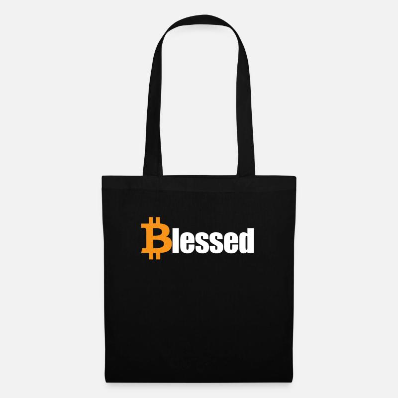 Gesegnetes Bitcoin Crypto Hodl BTC Gesegnetes Bitc - Stoffbeutel - Schwarz