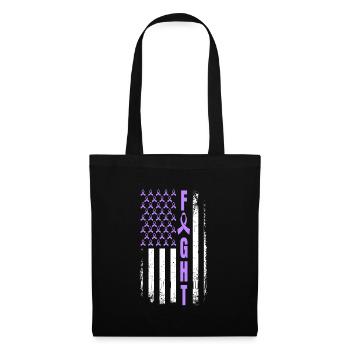 Lutte contre le cancer du pancréas USA Cancer du pancréas - Sac en tissu - noir - Devant