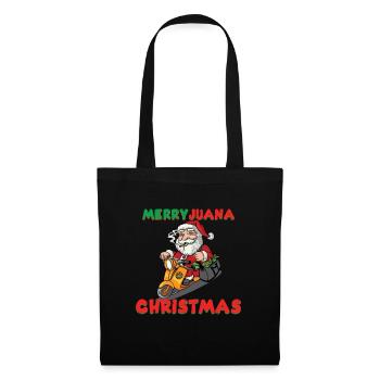Merryjuana Christmas Dop Stoner Weihnachten - Stoffbeutel - Schwarz - Vorne