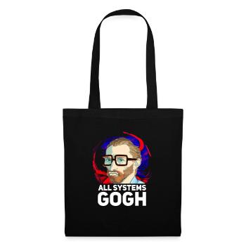 Alle Systeme Gogh Nerd Alle Systeme gehen van Gogh - Stoffbeutel - Schwarz - Vorne