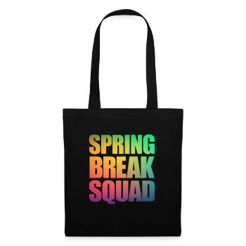 Spring Break Squad Spring Break - Stoffbeutel - Schwarz - Vorne