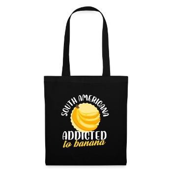 South Americana Addicted To Banana Confectioner - Stoffbeutel - Schwarz - Vorne