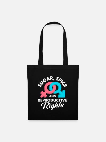 Sugar Spice and reproductive rights - Stoffbeutel - Schwarz