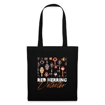 Red Herring Detector Locked Mystery Room Escape - Tote Bag - black - Front