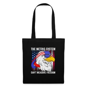 Das metrische System kann Freedom Eagle nicht mess - Stoffbeutel - Schwarz - Vorne
