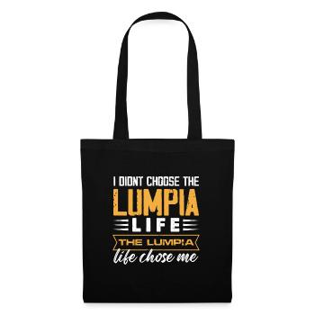 I didnt choose the lumpia life Design - Stoffbeutel - Schwarz - Vorne