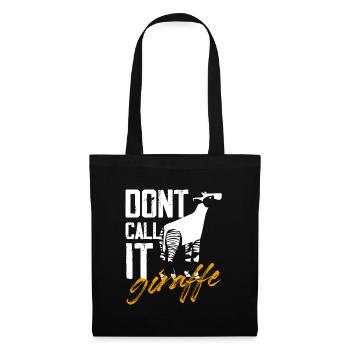 dont call it giraffe Design for a okapi lover - Tote Bag - black - Front