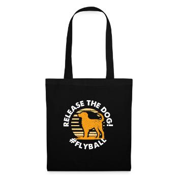 release the dog flyball Design for a fan of dog - Tote Bag - black - Front