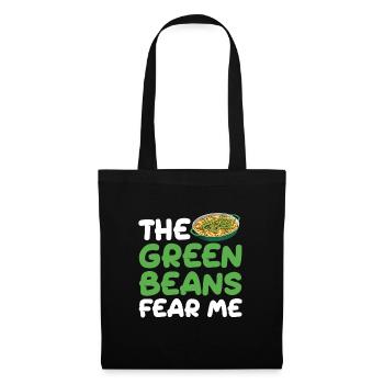 The Green Beans Fear Me Green Bean Casserole - Tote Bag - black - Front