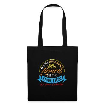 It's All Fun And Games Figures Out Function Of - Tote Bag - black - Front