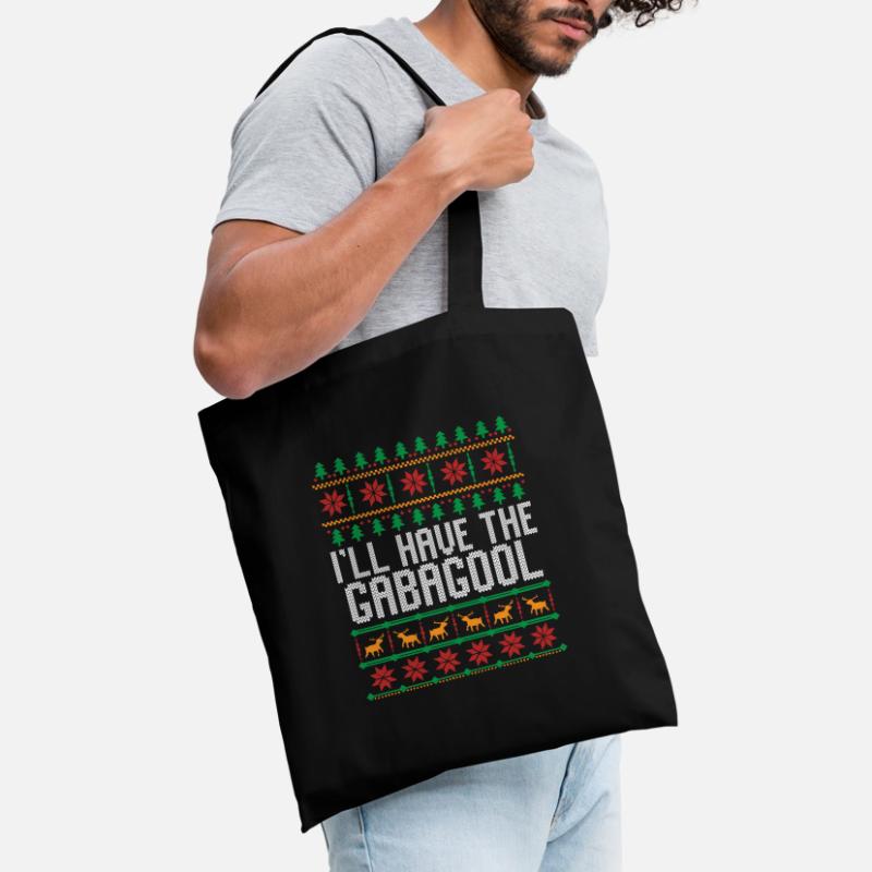 Ich werde den Gabagool-Weihnachtspullover Gabagool Stoffbeutel
