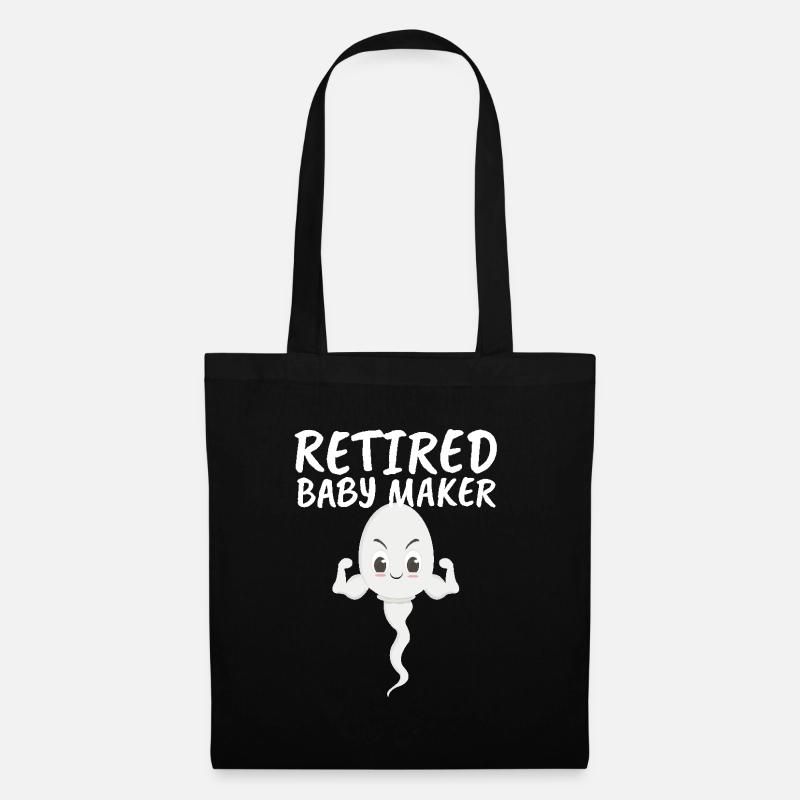 Retired Baby Maker Birth Control Vasectomy - Tote Bag - black