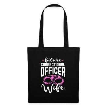 future correctional officer wife Design - Tote Bag - black - Front