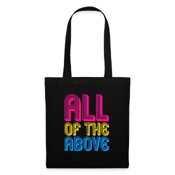 tout ce qui précède Design pour une personne pansexuelle - Sac en tissu - noir - Devant