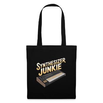 Synthétiseur Junkie Design - Sac en tissu - noir - Devant