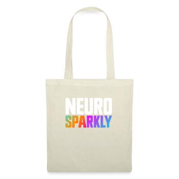 Neuro Sparkly Neurodiversität Autismus Bewusstsein - Stoffbeutel - Natur - Vorne