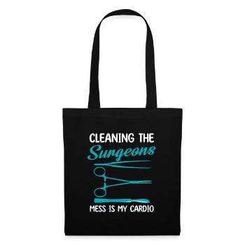 Funny Surgeon Cleaning Design - Stoffbeutel - Schwarz - Vorne