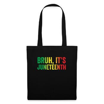 Bruder, es ist Juneteenth Black Freedom Kids Junet - Stoffbeutel - Schwarz - Vorne