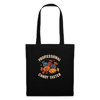 Professioneller Candy Taster Candy - Stoffbeutel - Schwarz - Vorne