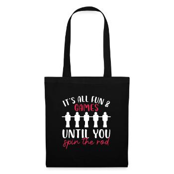 Fun & Games Foosball Humor Design - Tote Bag - black - Front