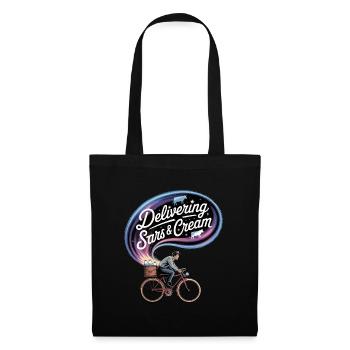 Delivering Stars & Cream Design - Tote Bag - black - Front