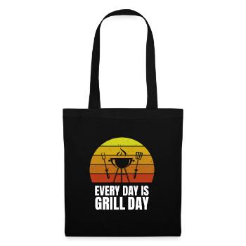 Every Day is Grill Day Grilling Grill Master - Tote Bag - black - Front