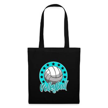 Volley-ball - Sac en tissu - noir - Devant