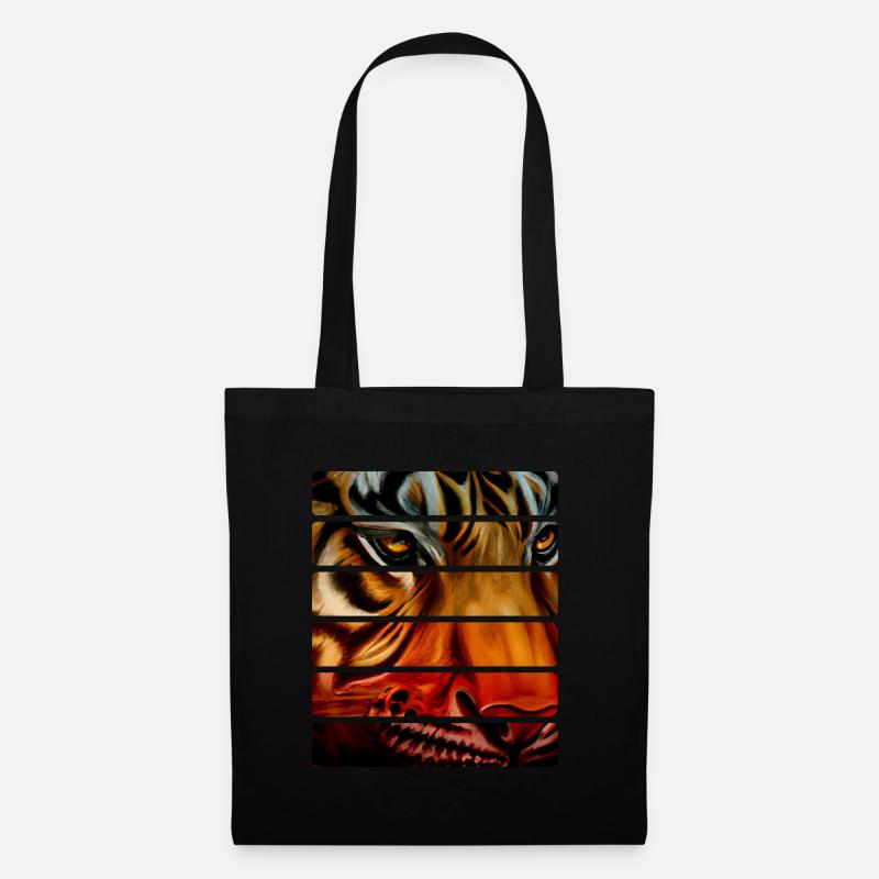 Tiger - Stoffbeutel - Schwarz