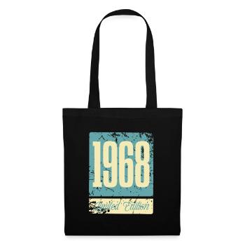 1968 Naissance Anniversaire Année de naissance - Sac en tissu - noir - Devant