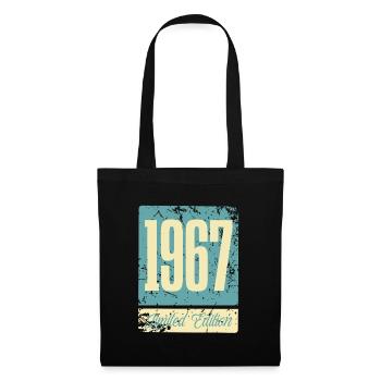1967 Born Birthday Year of birth - Tote Bag - black - Front