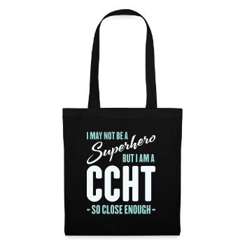 I May Not Be A Superhero Funny CCHT - Tote Bag - black - Front