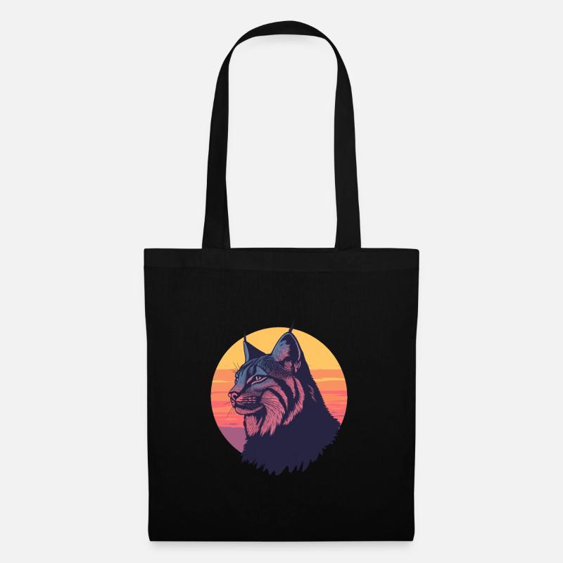 Luchs - Stoffbeutel - Schwarz