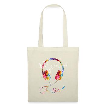 La musique - Sac en tissu - nature - Devant