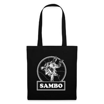 Compétition sportive d’artiste martial de Sambo - Sac en tissu - noir - Devant