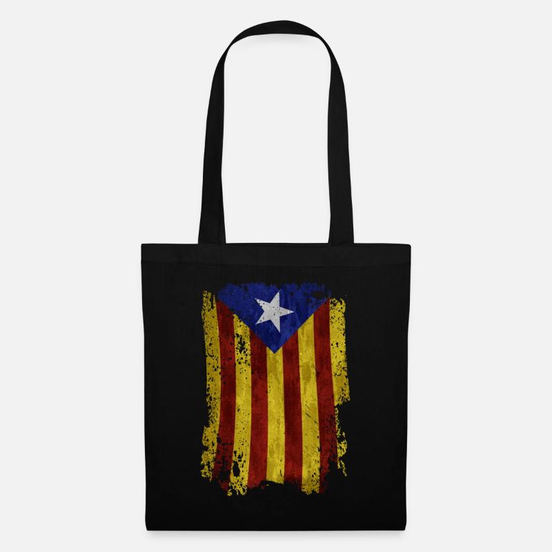Catalogne Catalogne Catalogne - Sac en tissu - noir