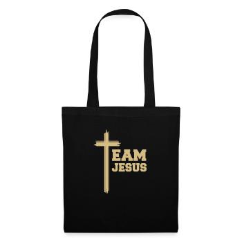 jésus, chrétien, dieu, église, foi, religion - Sac en tissu - noir - Devant