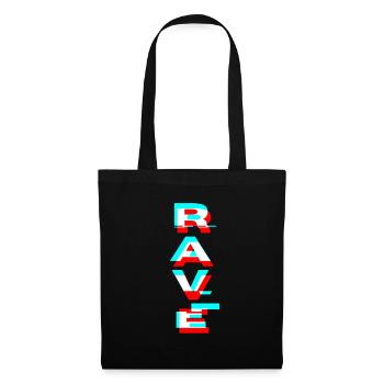 Rave Raver House DJ Techno Music gift - Tote Bag - black - Front