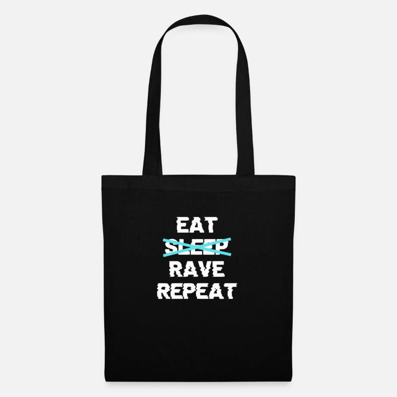 rave - Tote Bag - black