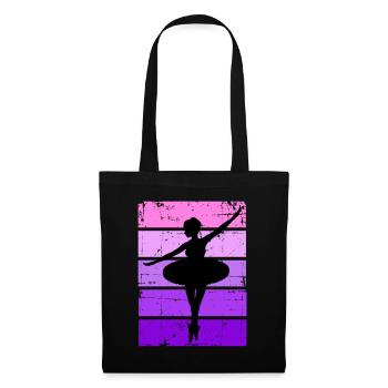 Ballerina Ballet Dancer Pink - Tote Bag - black - Front