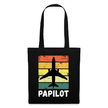 Pilot Dad Father Papilot - Tote Bag - black - Front