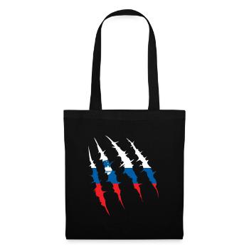 Slovenia Flag Claw Track Countries Flag Team Fan - Tote Bag - black - Front