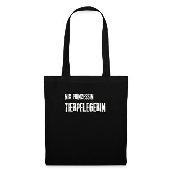 tierpfleger, geschenk, beruf, job, zoo, tierpflege - Stoffbeutel - Schwarz - Vorne