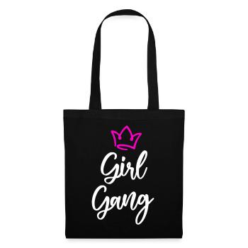 Girl Gang Girlfriend Équipe Féminine - Sac en tissu - noir - Devant